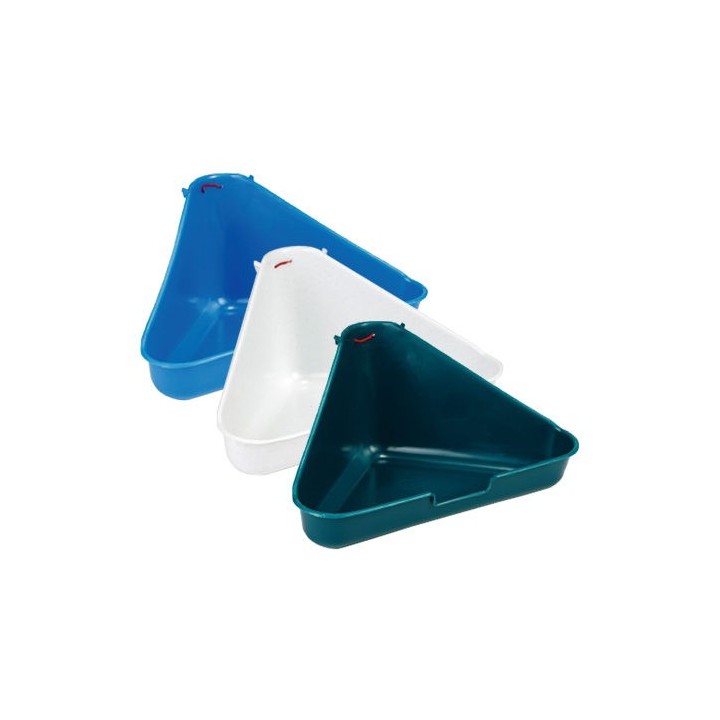 Beeztees Ecktoilette für Kleintiere - Blau