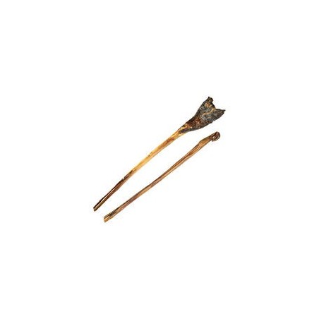 Schecker Hundesnack Ochsenziemer mit Fleischkeule XL