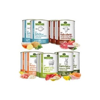 11 x Schecker Hundemenü-Dosen 820g (11-er 820g)