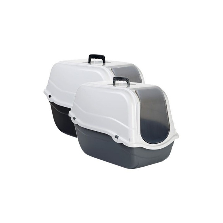 Beeztees Katzenklo Romeo - Schwarz / Weiß