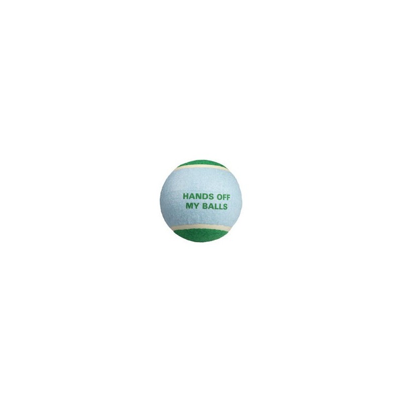 Coockoo Hundespielzeug XL Tennisball Hands off