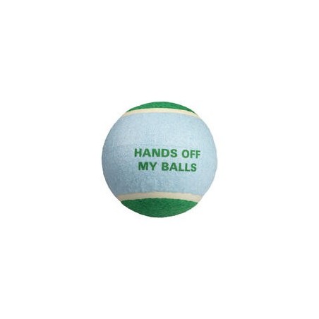 Coockoo Hundespielzeug XL Tennisball Hands off