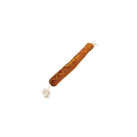 Beeztees Hundespielzeug BBQ Wurst mit Seil