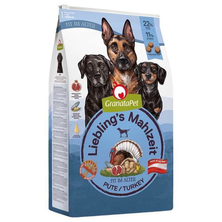 GranataPet Liebling's Mahlzeit Senior Pute - 10 kg