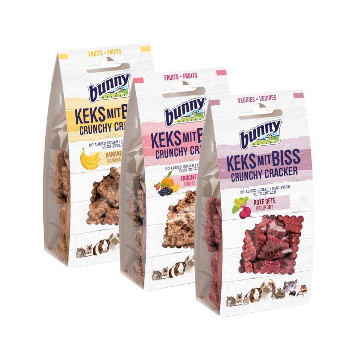 Bunny Nature Crunchy Cracker - Rote Beete - 50 g
