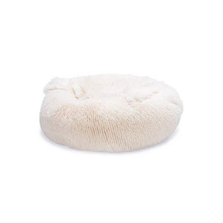 Beeztees Yala Hundebett Beige Plüsch Ø 50 cm