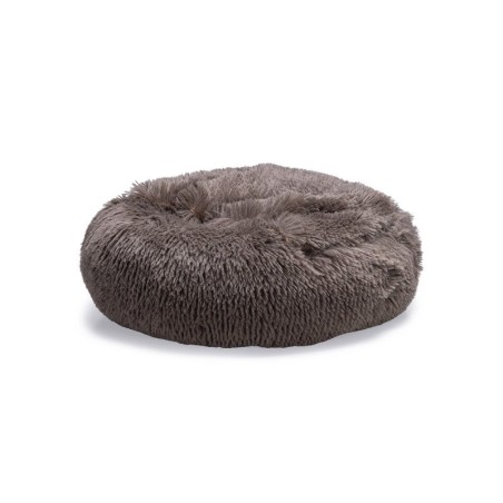 Beeztees Yala Hundebett Braun Plüsch Ø 50 cm