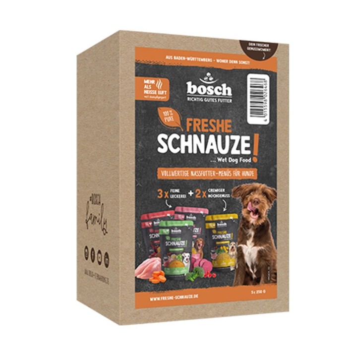 Bosch Freshe Schnauze Mixpaket Nassfutter 5x250 g