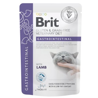 Brit Vet Diet Cat Fillets in Gravy Gastrointestinal 12x85 g