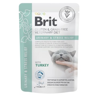 Brit Vet Diet Cat Fillets in Gravy Urinary 12x85 g