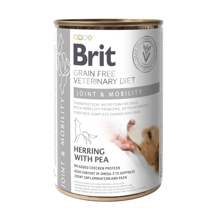 Brit Vet Diet Dog Cans Joint & Mobility 6 x 400 g