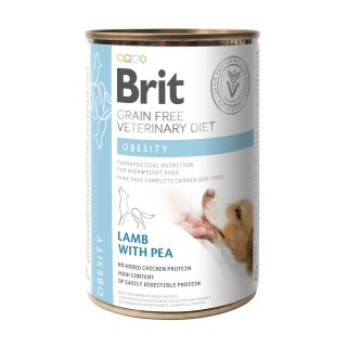 Brit Vet Diet Dog Cans Obesity 6 x 400 g
