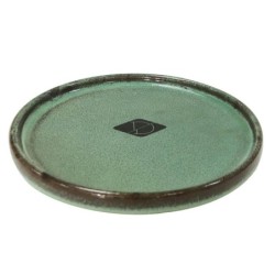 D&D Home Keramiknapf Jasper grün 13cm