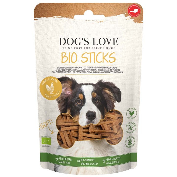 Dog's Love BIO STICKS Huhn 150g
