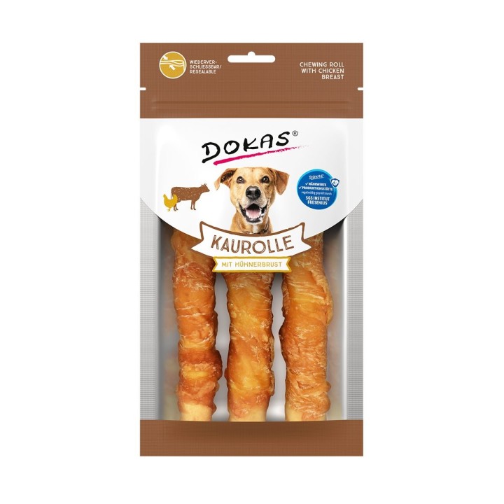 Dokas Kaurolle mit Hühnerbrust Medium 150g