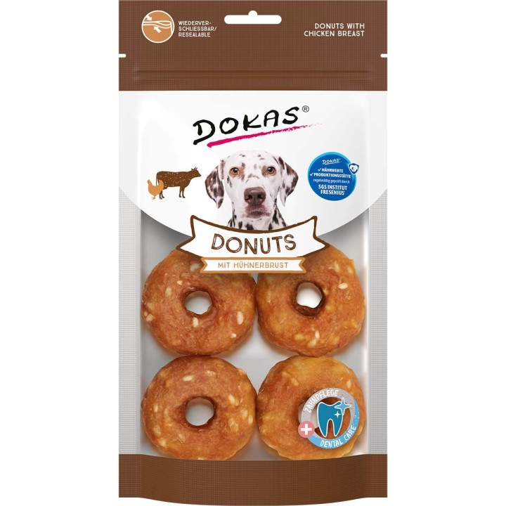 Dokas Donuts mit Hühnerbrust 160g