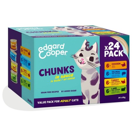 Edgard & Cooper Adult Multipack in Soße 24x85 g