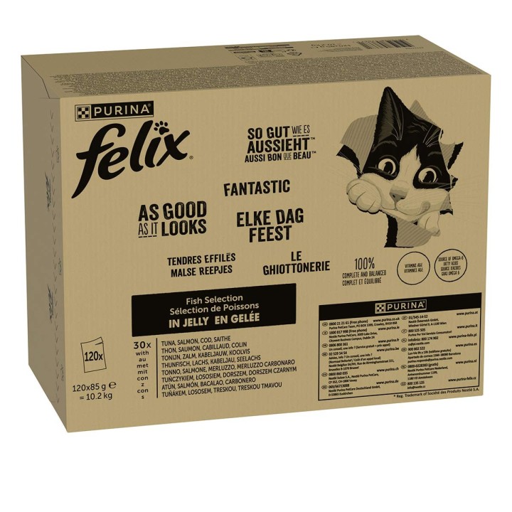 FELIX So gut wie es aussieht Geschmacksvielfalt Wasser 120x85 g