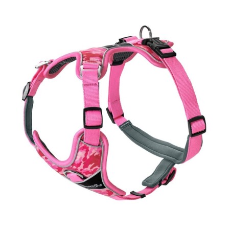 Hunter Geschirr Divo Camouflage rosa 45-56/S