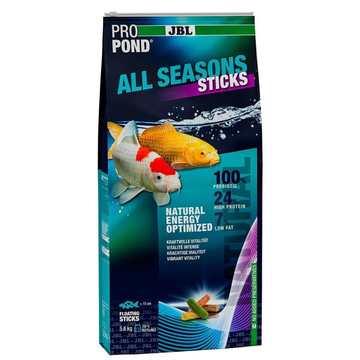 JBL ProPond All Seasons Sticks Ganzjahresfutter 5,8kg
