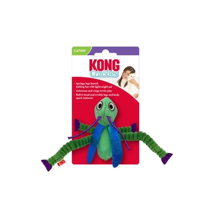 KONG Crackles Grashüpfer mit Katzenminze