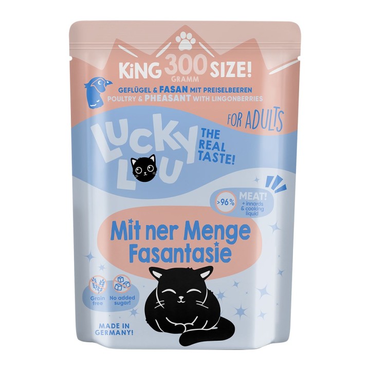 Lucky Lou Lifestage Adult Geflügel & Fasan 6x300g