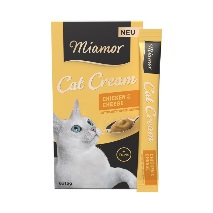 Miamor Cat Cream Chicken & Cheese 6x 15g