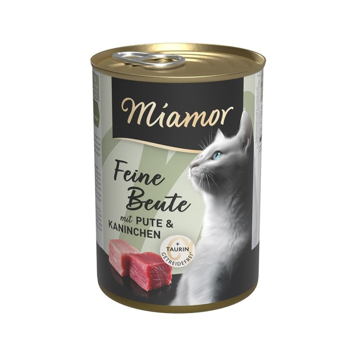 Miamor Feine Beute Pute & Kaninchen 12x 400g