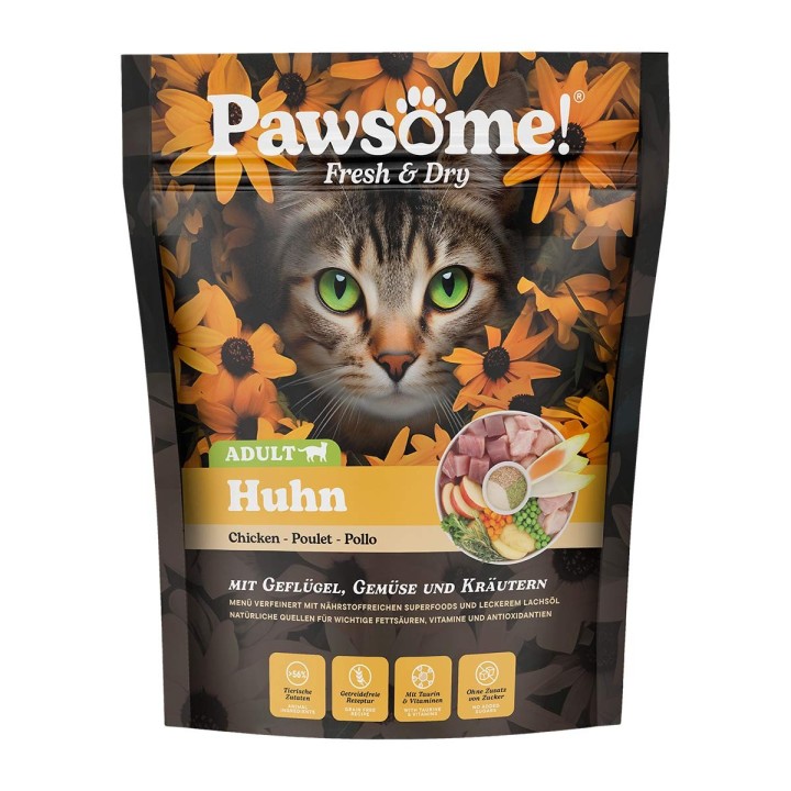 Pawsome Fresh & Dry Adult Huhn 750g