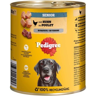 Pedigree Senior Huhn Pastete 12x800 g