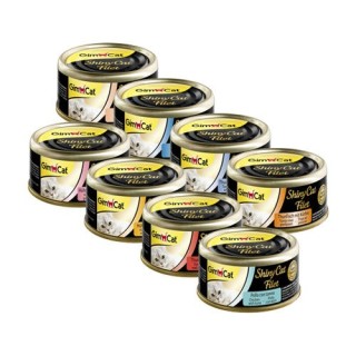 GimCat ShinyCat Filet Katzenfutter - Dosen - Thunfisch - 24 x 70 g