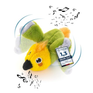 PetTec interaktives Plüschtier für Katzen-Papagei