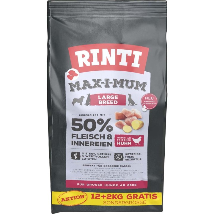 RINTI Max-I-Mum Large Breed Overfill 12+2kg