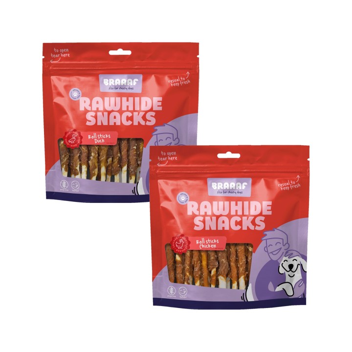 Braaaf Roll Sticks - Ente - 30 x 12,5 cm