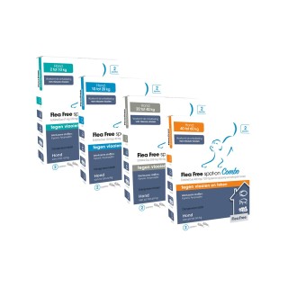 Flea Free Ectoline Duo Hund - 2 - 10 kg - 2 Pipetten