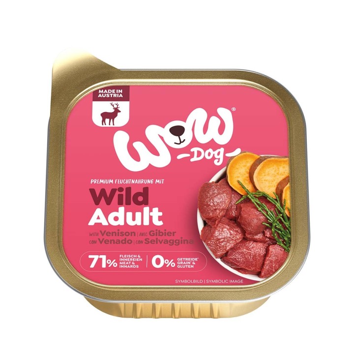 WOW Dog Wild Adult 11x150g