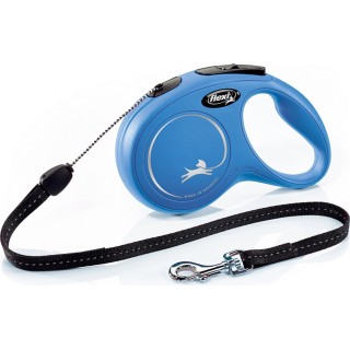 Flexi New Classic mit Seil S Blau 5 m - 1 Stk