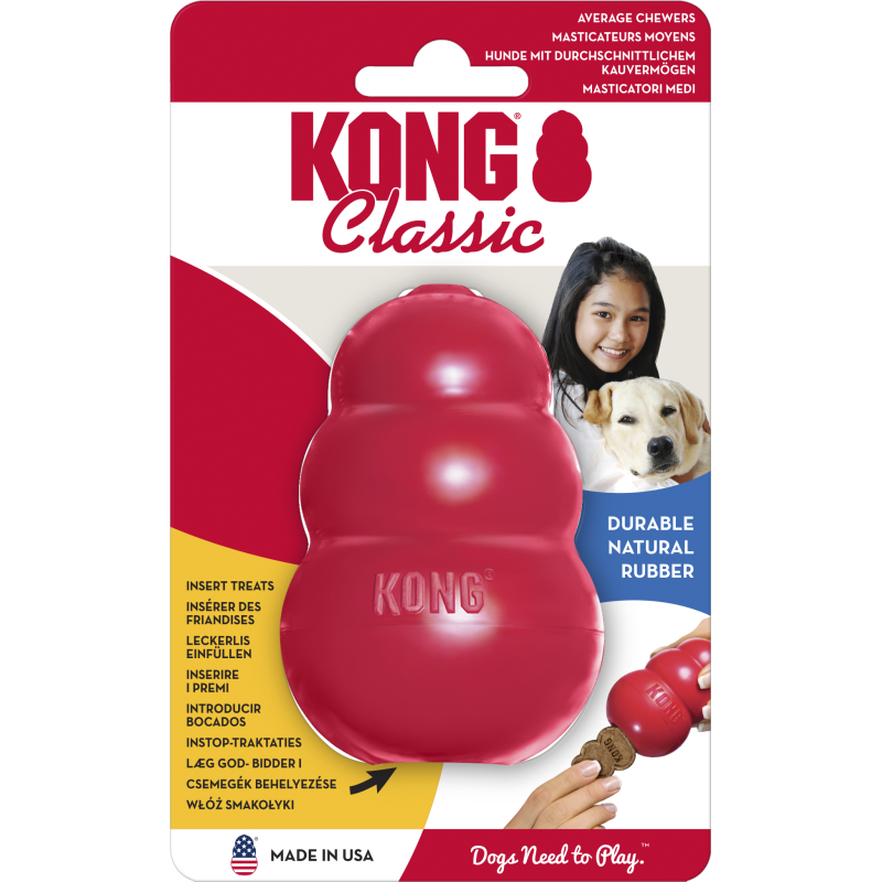 Hundespielzeug KONG Classic rot - XL