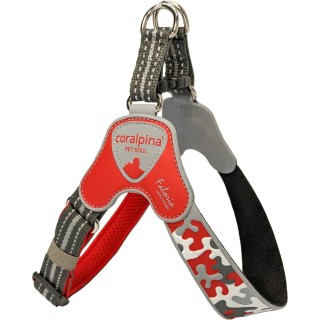 Coralpina Geschirr Faloria Camouflage verstellbar Rot - 5