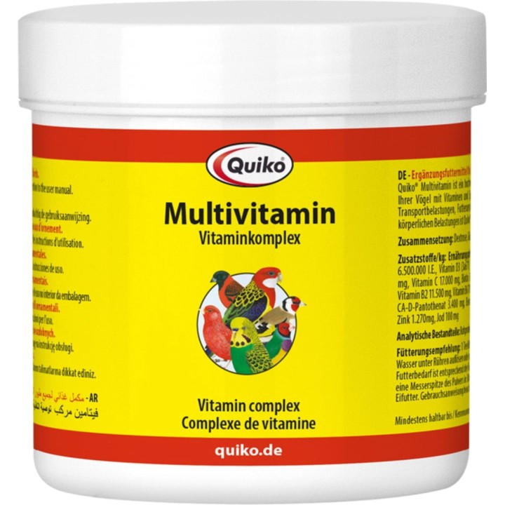 Quiko Multivitamin zur Vitaminversorgung von Ziervögeln - 150 g