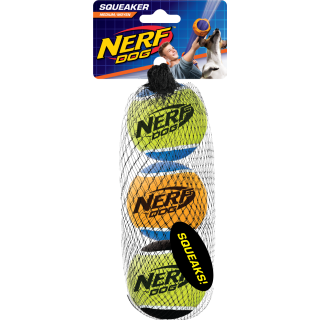 Nerf Tennisbälle mit Quietscher - M