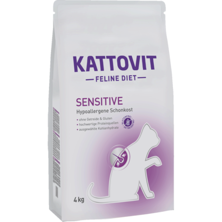 Kattovit Sensitive Trockenfutter - 4 kg
