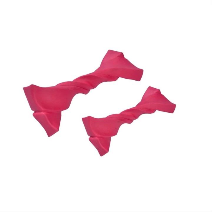 Bobby Gummispielzeug TWIST Small - Rose