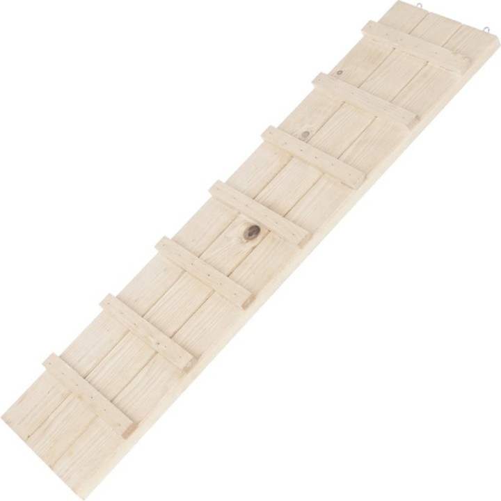 Kerbl Hühnerleiter aus Holz - 75 x 18 x 3 cm