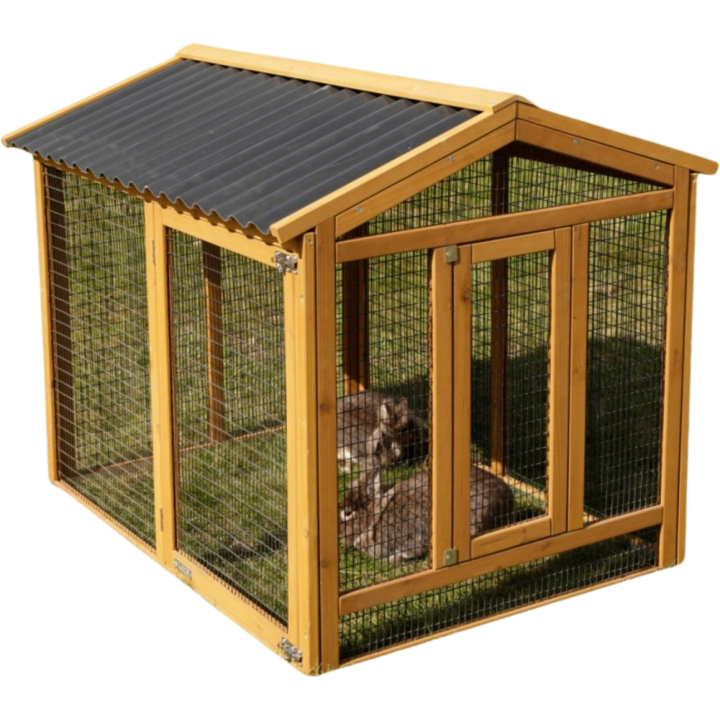 Kerbl Freigehege Appartement Pro 115x85x90cm, Kunststoffdach - 1 Stk