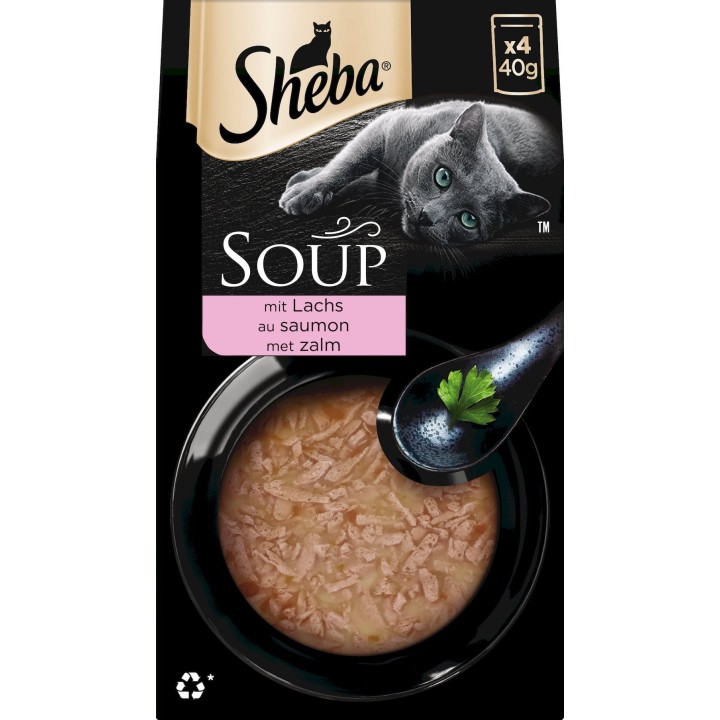 Sheba Classic Soup 4 x 40 g Lachs - 160 g