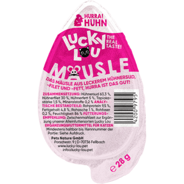 Lucky Lou Mäusle Huhn - 28 g