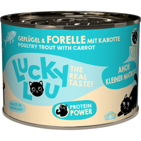 Lucky Lou Lifestage Kitten Geflügel & Forelle - 200 g
