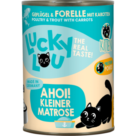 Lucky Lou Lifestage Kitten Geflügel & Forelle - 400 g