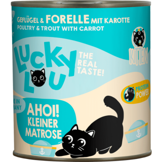 Lucky Lou Lifestage Kitten Geflügel & Forelle - 800 g